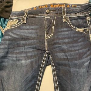 Rock Revival Easy Skinny Jeans Size 27